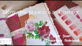 How to Make an Insert for Your Travelers Notebook ~ Part 2
