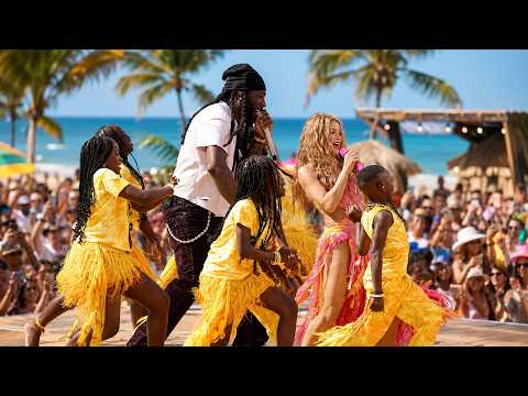 Shakira, Burna Boy & Triplets Ghetto Kids | Final Halftime Show | Full Performance 4K