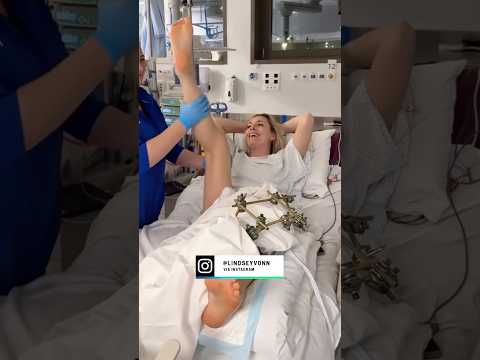 🇺🇸🤕 Des nouvelles de Lindsey Vonn qui est rentrée aux USA ! #usa #ski #olympics