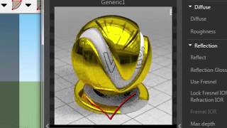 How to Create REALISTIC gold material vray 3.4 sketchup [ for beginner]