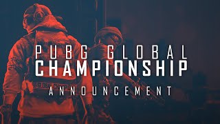 PUBG Global Championship Announcement 2019