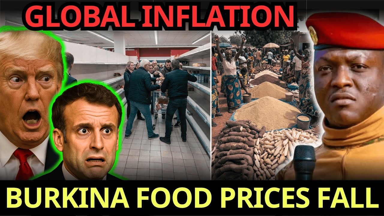 SHOCK: While the World Chokes on Inflation, Food Prices FALL in Burkina | BURKINAFASO | Traore