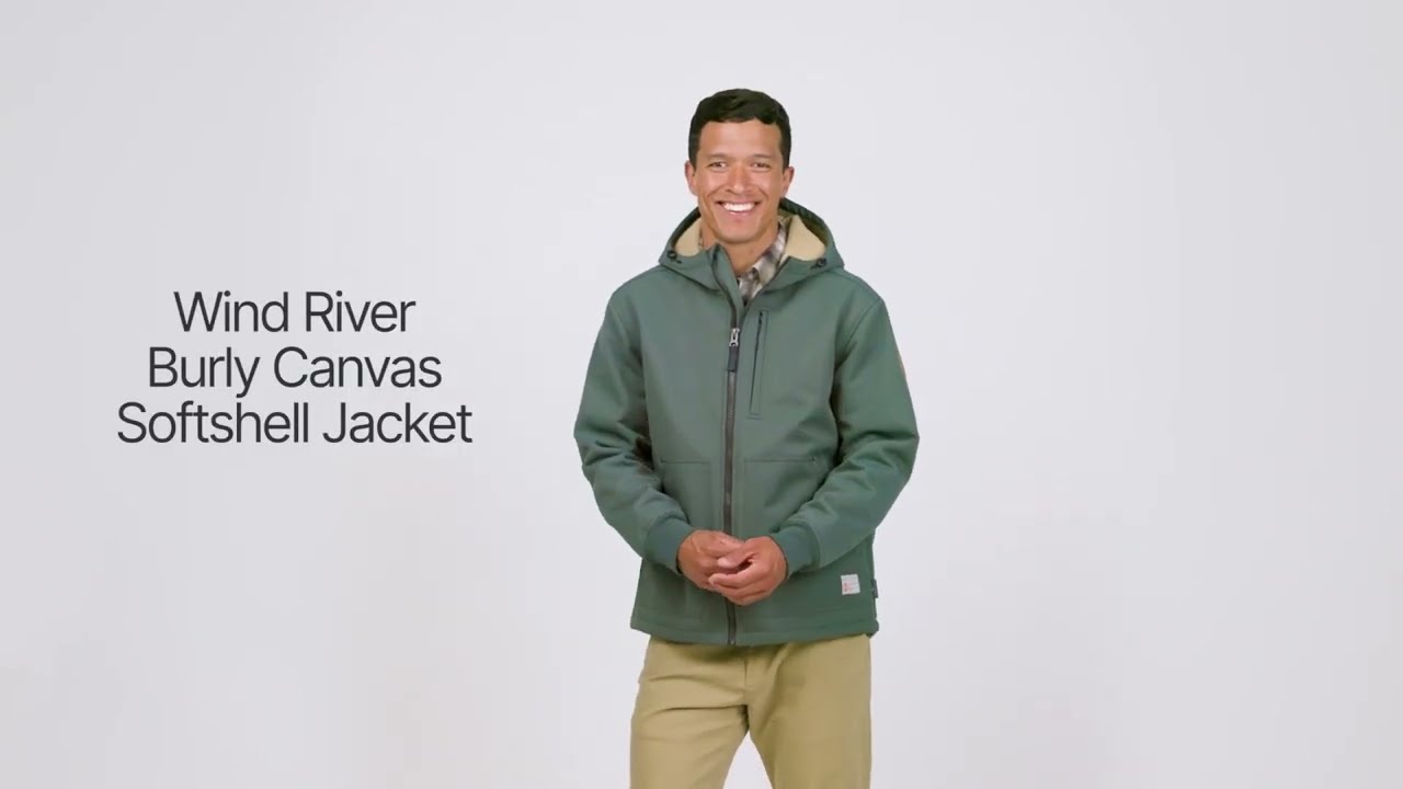 Men's Wind River Burly Canvas Softshell Jacket
