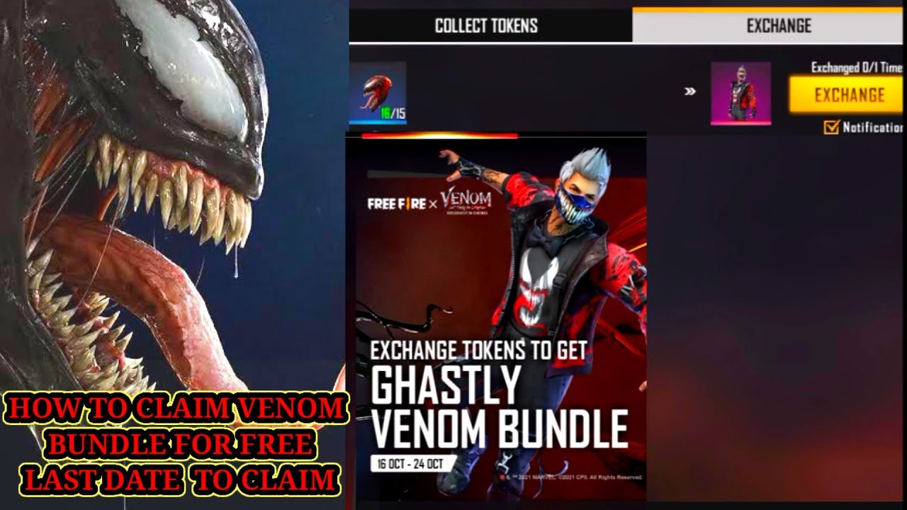 how to get venom bundle in free fire||venom bundle kaisa milaga||how to get venom bundle last date .