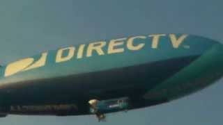 Directv blimp flying in Los Angeles, CA 11/29/14 part 2