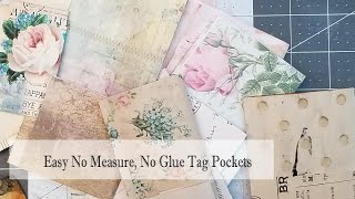 Easy Pockets for Journals - No Measure - No Glue - IG Inspired