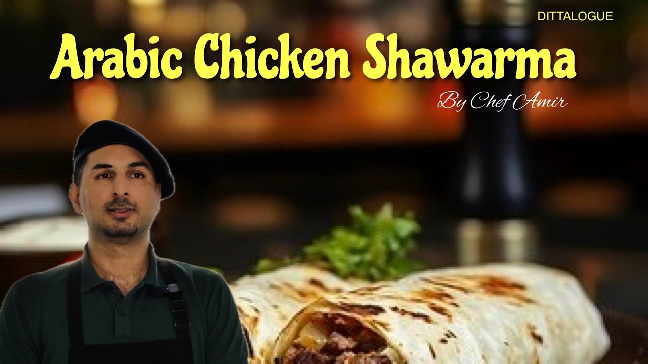 Arabic Chicken Shawarma | #chicken #shawarma #arabic #food 