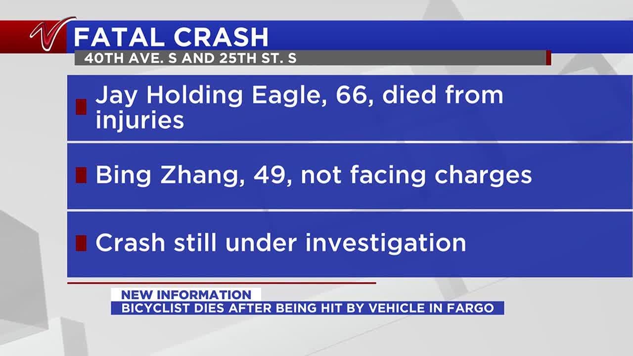 Bicyclist dies after being hit by vehicle in Fargo - YouTube