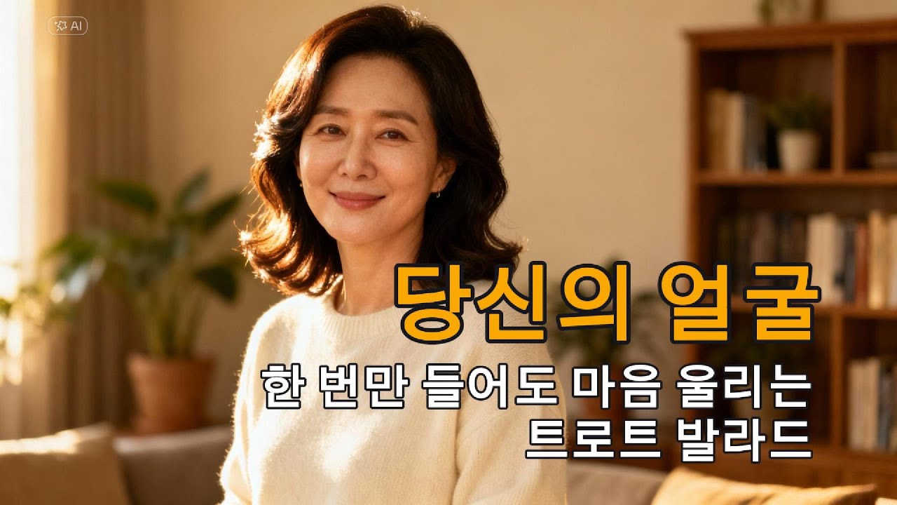 한 번만 들어도 마음 울리는 트로트 발라드 〈당신의 얼굴〉