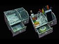 How to make a Desk Organizer with mobile and pen holder | Newspaper 27 | All type Videyos