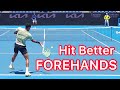 3 Easy Ways To Improve Your Topspin Forehand (Tennis Technique Explained)