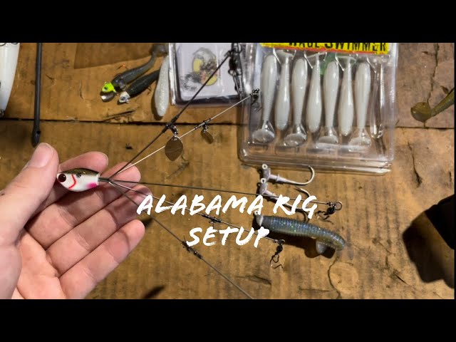 How to tie an Alabama rig from start to finish 