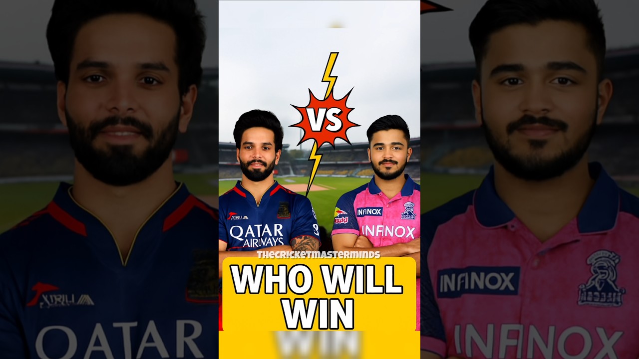 Who Will Win Today? | RCB vs RR | IPL Match Prediction | 