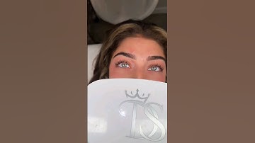 Gia Giudice: Lash Lift & Tint 🤍💜 #shorts