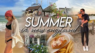 SUMMER IN NEW ENGLAND | exploring quaint towns, beach getaway, finding yummy eats, a travel vlog!