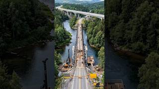 Amazing Bridge Construction Transformation From Start To Finish 🌉✨ #beforeafter #viralvideo #shorts