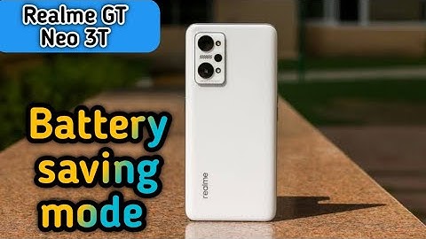 How To Enable Battery Saving Mode In Realme Gt Neo 3T, Battery Saving Mode Kaise Enable