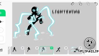 How I animate lightning in 24fps (flipaclip)