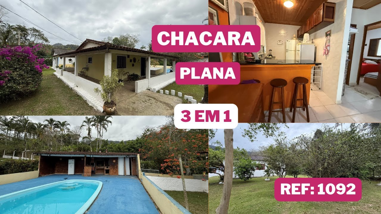 🙌VENDIDO 🙌 REF 1092 CHACARA PLANA - PEDRO DE TOLEDO - SP