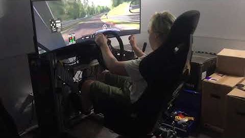 DOF Reality motion simulator pro seat mover MP2 in action