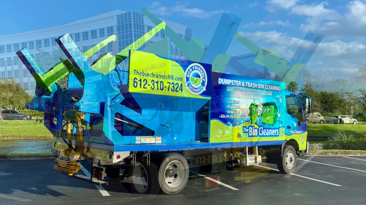 Dumpster Bin Cleaning Trucks Sparkling Bins YouTube