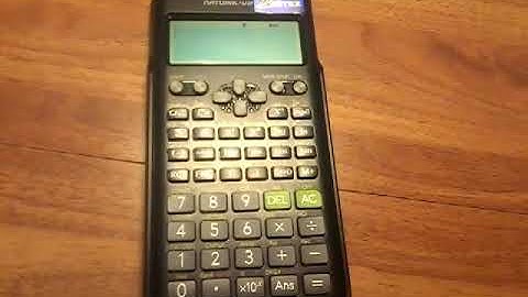 Cách tìm x, trên máy tính casio fx 570 VN PLUS