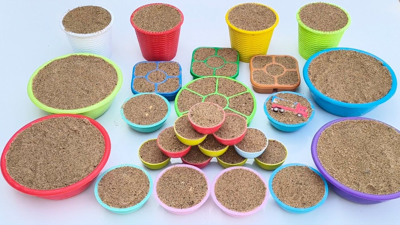 Amezing ASMR Satisfying / Diy multiple sand cake video deasrt sand minuture