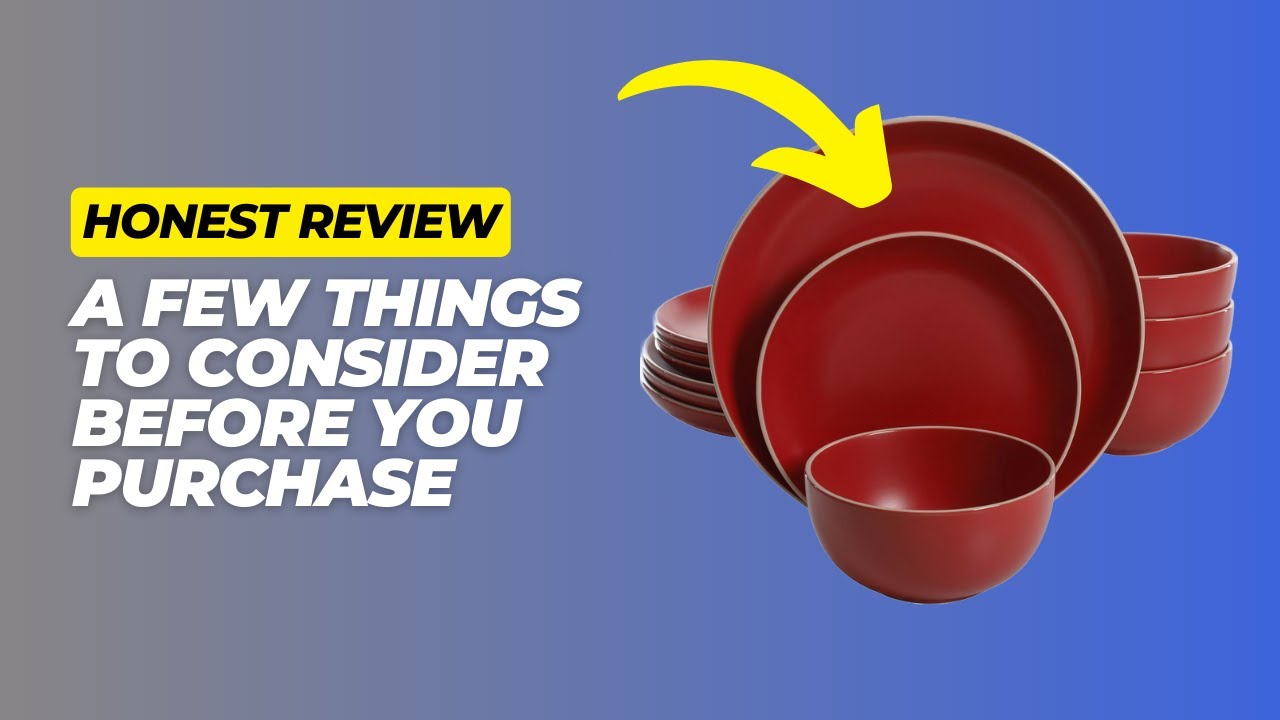 Gibson Home Rockaway 12 Piece Dinnerware - Honest review