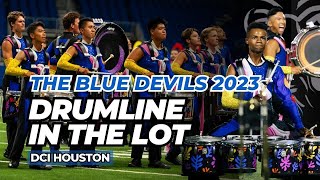 The Blue Devils 2023 Drumline | In the Lot | DCI Houston