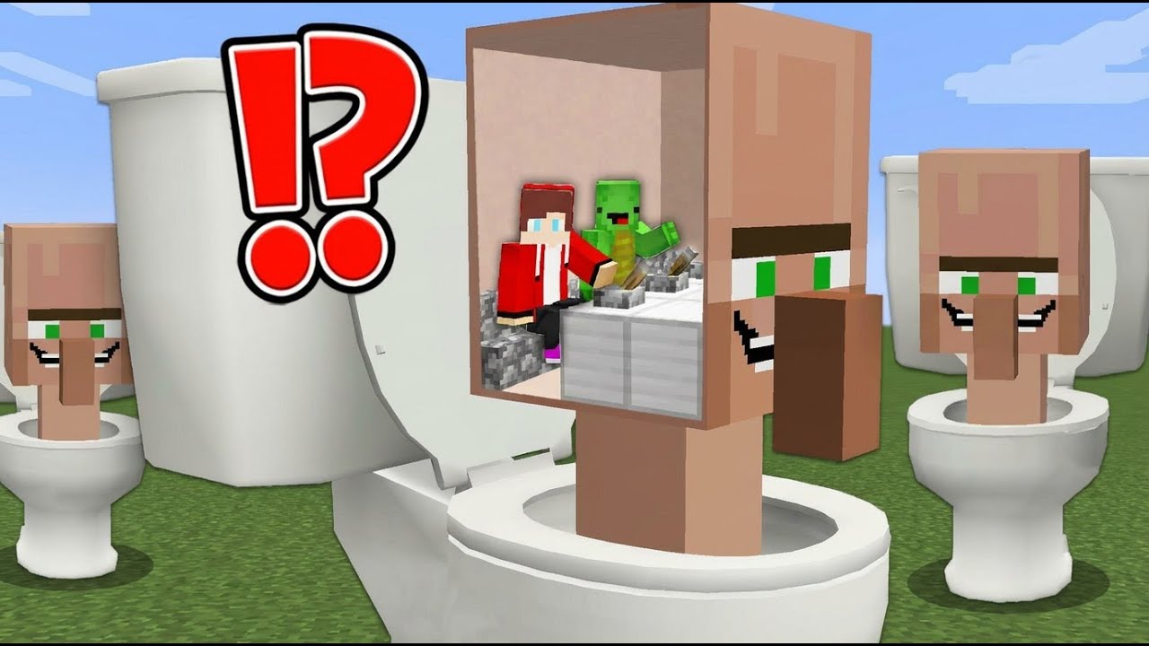 JJ And Mikey CONTROL Scary SKIBIDI TOILET MIND In Minecraft Challenge Jj and mikey control scary skibidi toilet mind in minecraft challenge