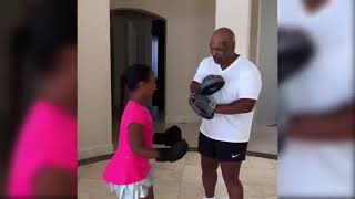 Mike Tyson Training His Son  and  Daughter  to box 2018