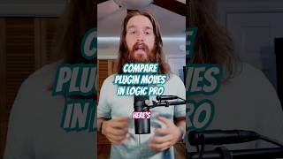 How to use the plugin compare button in Logic Pro #musicproducer #logicprox