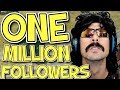 DrDisRespect hits 1 Million Followers on Twitch and Funny Moments on PUBG!