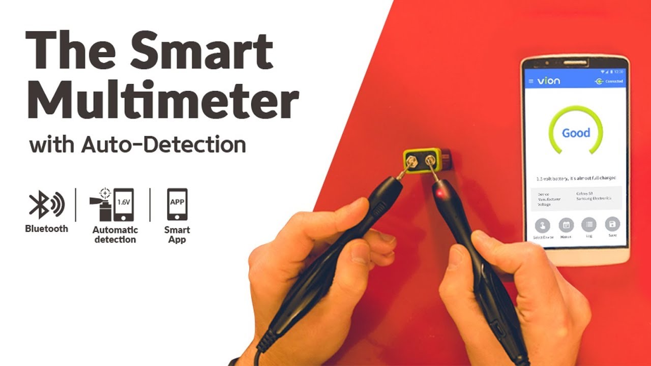 Iphone Multimeter Bluetooth l Smartphone App Multimeter - YouTube