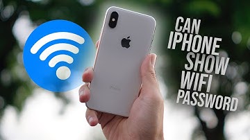 Can iPhone Show Me Wifi Password (2023)