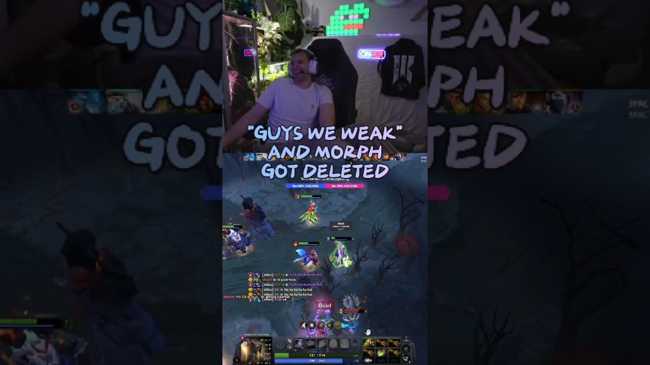 Early game moment LUL "We weak guys" 