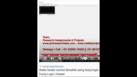 Water heater control Simulink using fuzzy logic controller | Water heater | Fuzzy Logic | Heater
