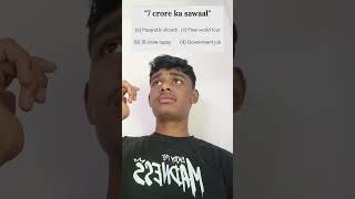 Aap kya choose kroge?😁 #trending #7crorekasawal #7crore #kbc #konbanegacrorepati #genz #ytshorts