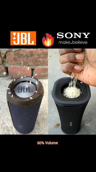 JBL vs SONY Bassboosted Rice Test