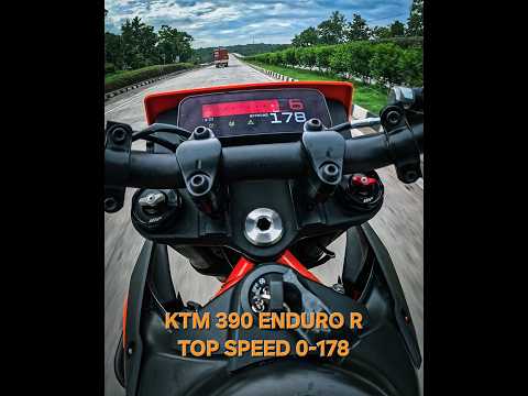 KTM 390 Enduro R TOP SPEED 0-178kmph