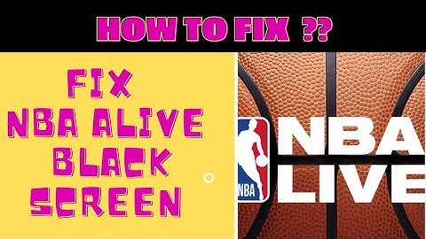 #blackscreen #nba #live #howto HOW TO FIX BLACKSCREEN PROBLEM IN NBA LIVE 🏀⛹️ | FING 24 😌
