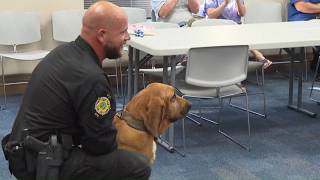 Sheriff s Office holds retirement party for K9 Red