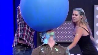 Handsome Model Getting Slimed