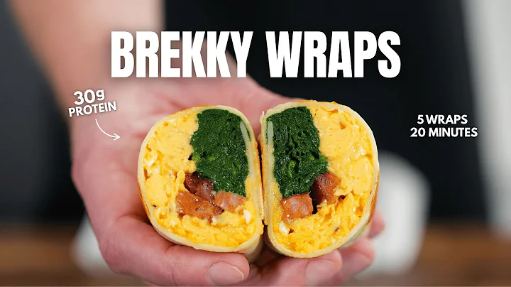 Breakfast Wrap Meal Prep | 5 High Protein Wraps in 20 Minutes thumbnail