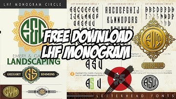 FREE DOWNLOAD LHF MONOGRAM CREATE UR OWN LOGO