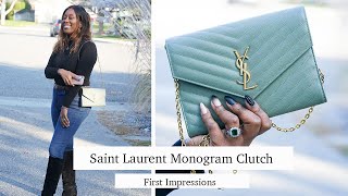 YSL ENVELOPE WRISTLET TO CROSSBODY| FRIST IMPRESSIONS| WORTH THE MONEY?