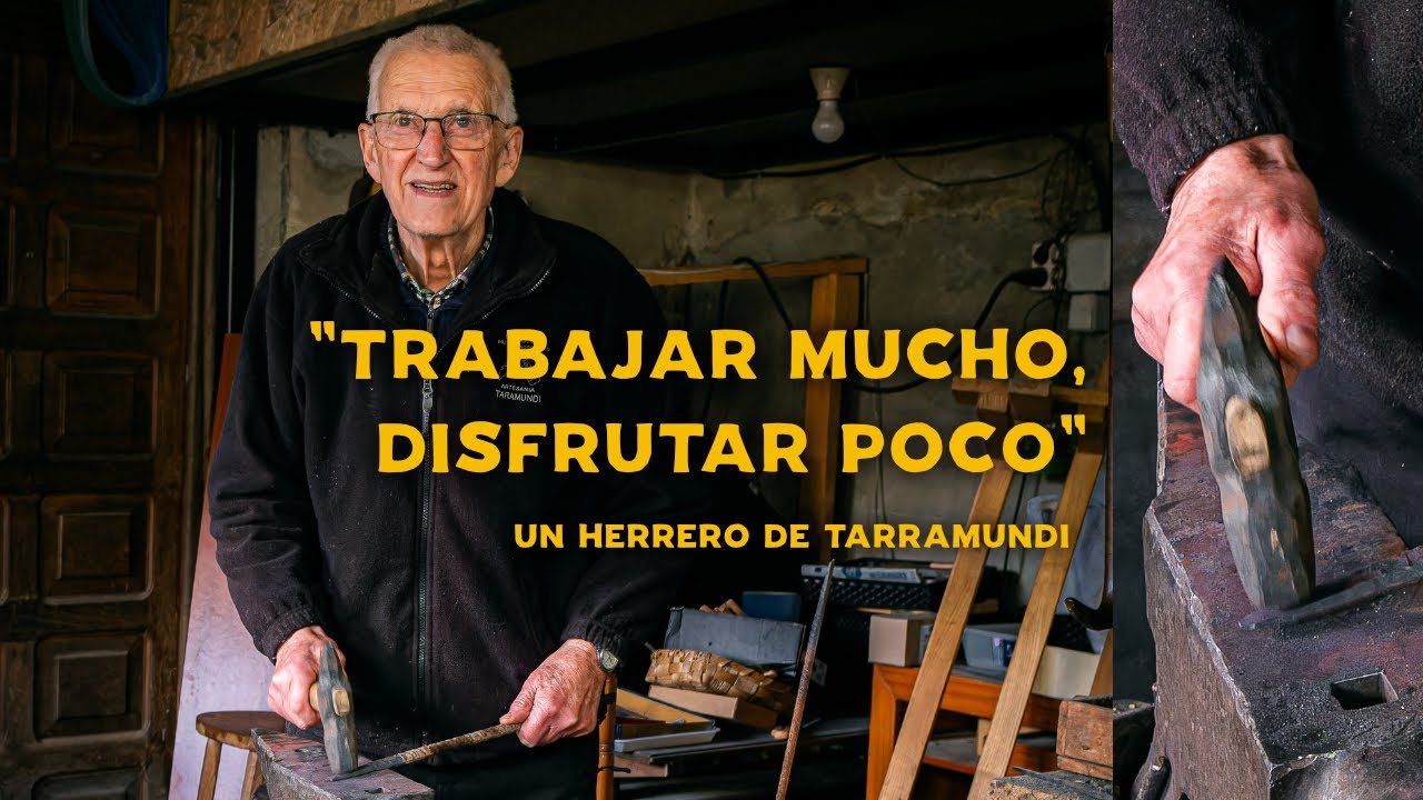 "Trabajar Mucho, Disfrutar Poco" - Un herrero de Taramundi.