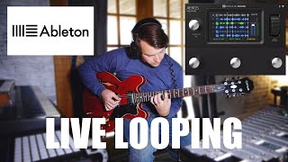 Live Looping Performance | Aeros Loop Studio | Ableton Push