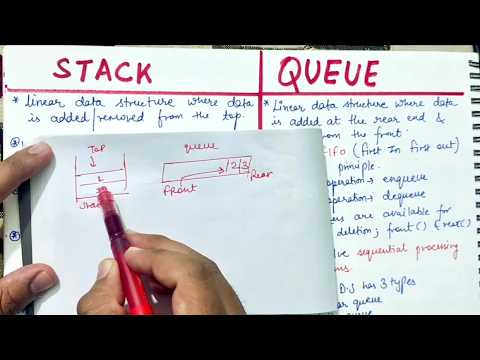 Stack vs Queue in Data Structures | Difference between Stack and Queue
