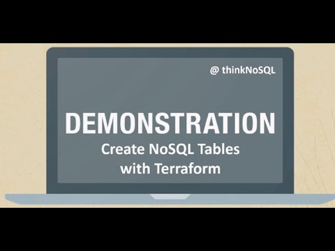 Deploying NoSQL Tables using Terraform scripts